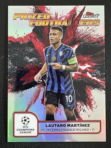 Lautaro Martínez 2024 Topps Finest Black/Red
