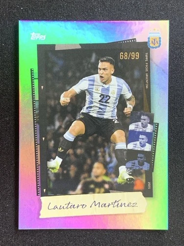 Lautaro Martínez 2025 Topps Focus Rainbow /99