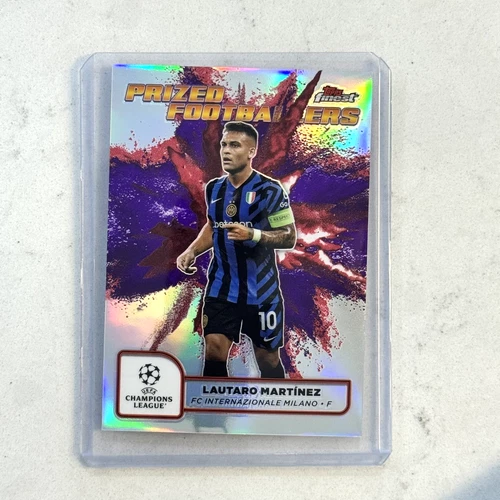 Lautaro Martínez 2024 Topps Futbolistas Mejor Preciados Purple Red Fusion