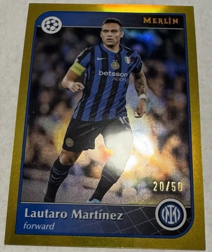 Lautaro Martínez 2025 Topps Merlin Chrome /50