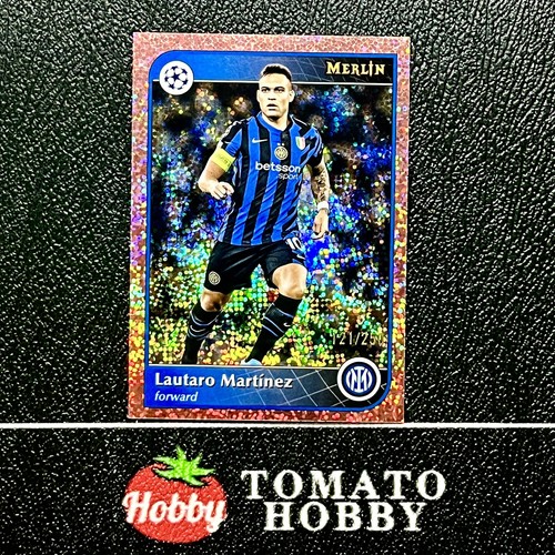 Lautaro Martínez 2024 Topps Merlin Chrome Gold Speckle /250