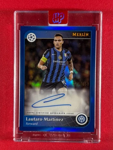 Lautaro Martínez 2024 Topps Merlin UEFA Club Competitions Blue /150