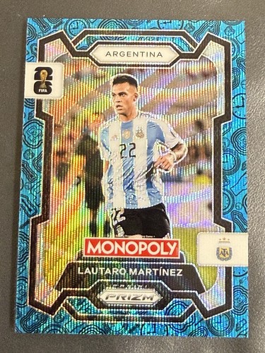 Lautaro Martínez 2026 Panini Monopoly Copa Mundial de la FIFA Prizm Blue Wave Prizm #2