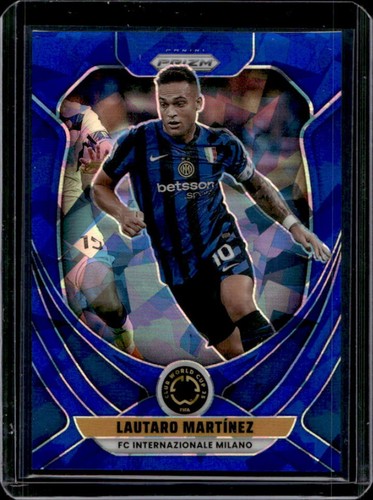 Lautaro Martínez 2025 Panini Prizm Blue Ice /175