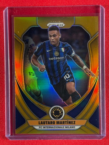Lautaro Martínez 2025 Panini Prizm FIFA Club World Cup Gold Prizm /10