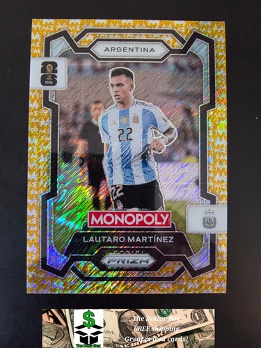 Lautaro Martínez 2026 Panini Prizm Gold /500