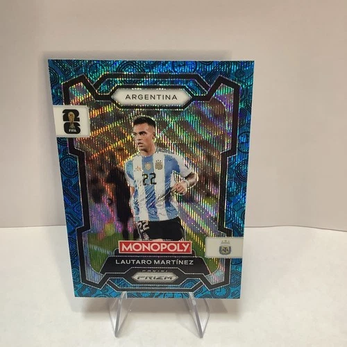 Lautaro Martínez 2026 Panini Prizm Monopoly Copa Mundial de la FIFA 2026 Blue Wave #2
