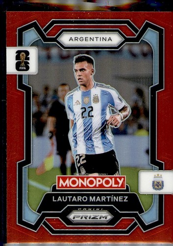 Lautaro Martínez 2026 Panini Prizm Red Prizms