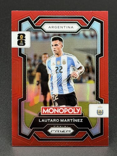 Lautaro Martínez 2026 Panini Prizm Rojo Prizm