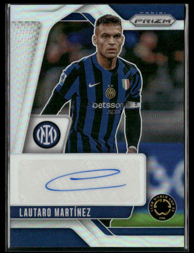 Lautaro Martínez 2025 Panini Prizm Silver /99