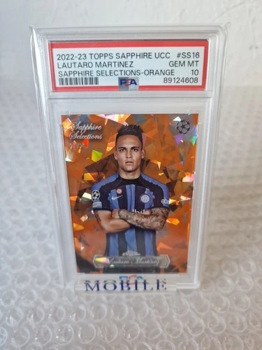 Lautaro Martínez 2023 Topps Sapphire Orange