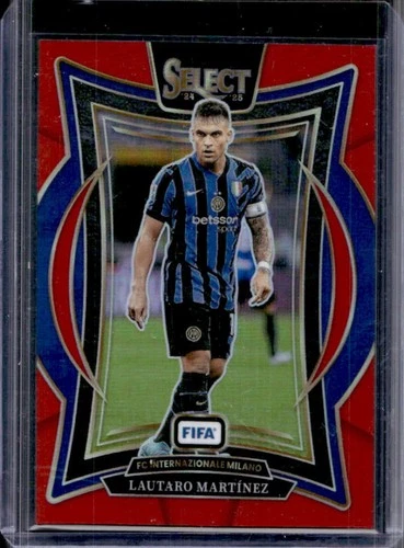 Lautaro Martínez 2024 Panini Select FIFA Terrace Red #35