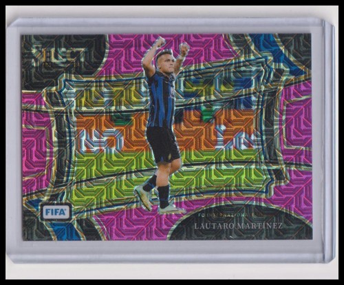 Lautaro Martínez 2024 Panini Select Pink Mojo /199