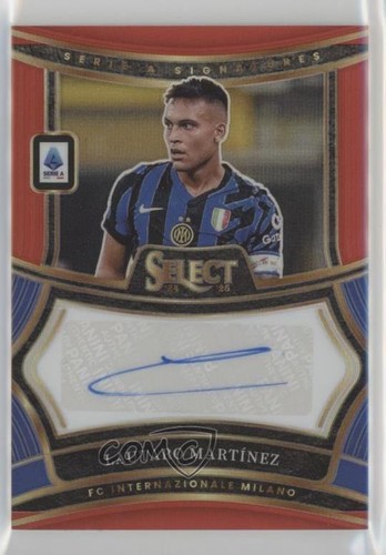 Lautaro Martínez 2024 Panini Select Rojo Prizm