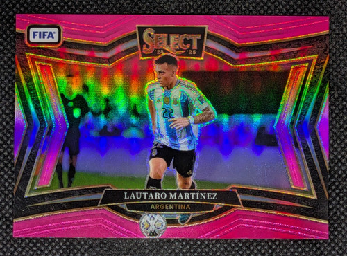 Lautaro Martínez 2024 Panini Select Rosa Prizm /59