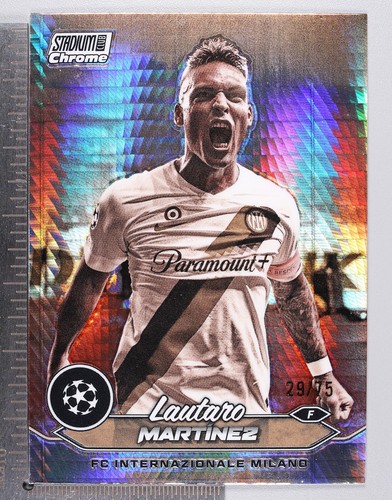 Lautaro Martínez 2023 Topps Stadium Club Chrome Hyper