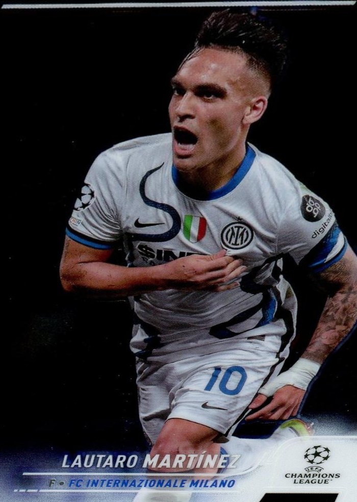 Lautaro Martínez 2021 Topps Stadium Club Chrome UEFA 10