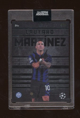 Lautaro Martínez 2024 Topps Total Fútbol Negro /10