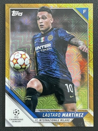 Lautaro Martínez 2021 Topps UCC Edición Japón Gold /50