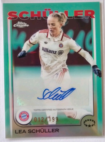 Lea Schüller 2025 Topps Chrome /199