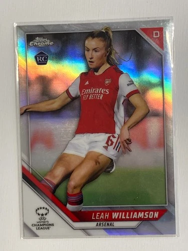 Leah Williamson 2022 Topps Chrome Refractor