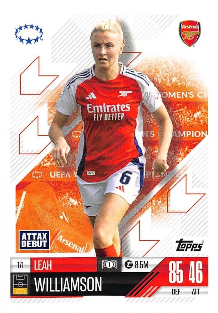 Leah Williamson 2024 Topps Match Attax UEFA Club Competitions Extra