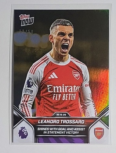 Leandro Trossard 2025 Topps AHORA Premier League Dorado