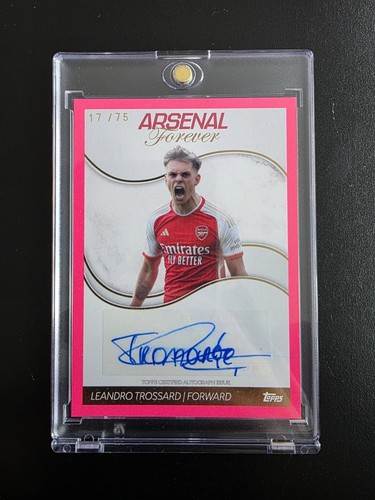 Leandro Trossard 2023 Topps Arsenal Forever /75