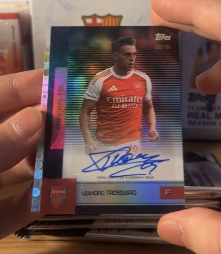 Leandro Trossard 2026 Topps Arsenal Team Set /10