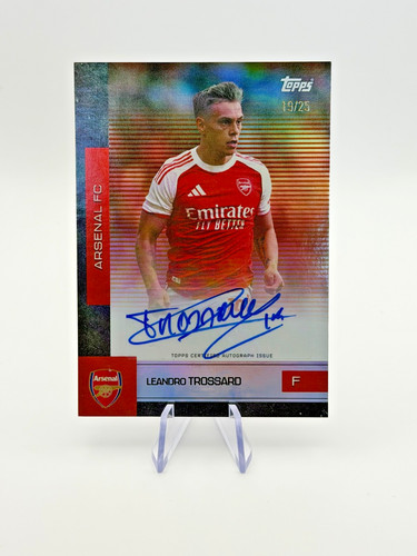 Leandro Trossard 2025 Topps Arsenal Team Set /25