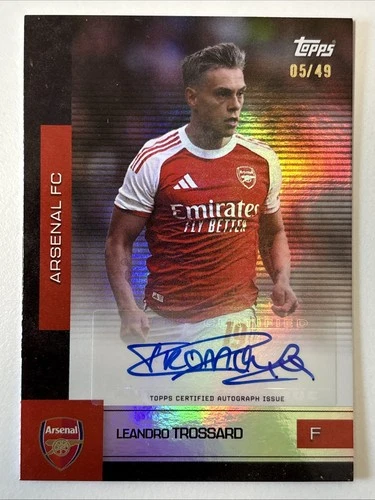 Leandro Trossard 2025 Topps Arsenal Team Set /49