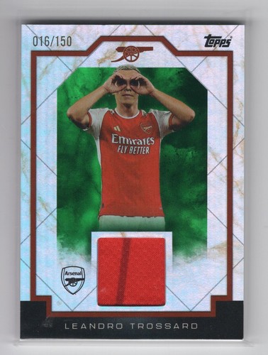 Leandro Trossard 2024 Topps Arsenal Team Set Green /150