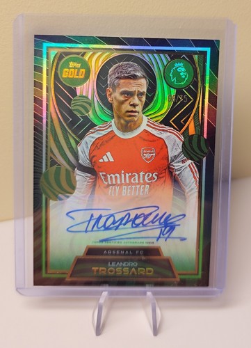 Leandro Trossard 2025 Topps Chrome Gold /75