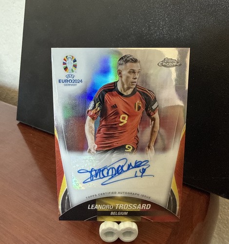 Leandro Trossard 2024 Topps Chrome Refractor