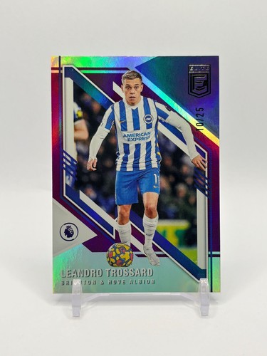 Leandro Trossard 2021 Panini Donruss Elite Purple /25