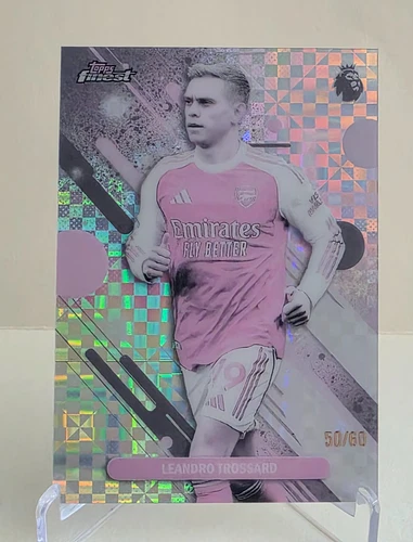 Leandro Trossard 2025 Topps Finest Pearl /60