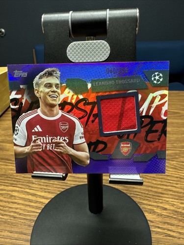 Leandro Trossard 2025 Topps Flagship UEFA /250