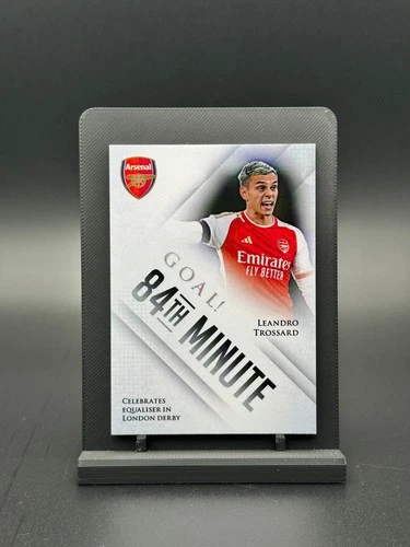 Leandro Trossard 2024 Panini Futera Arsenal Headliners Platinum /5