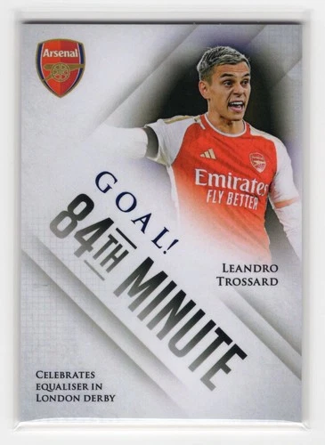Leandro Trossard 2024 Panini Futera Blue /41