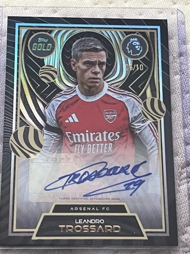 Leandro Trossard 2025 Topps Gold Gold /10