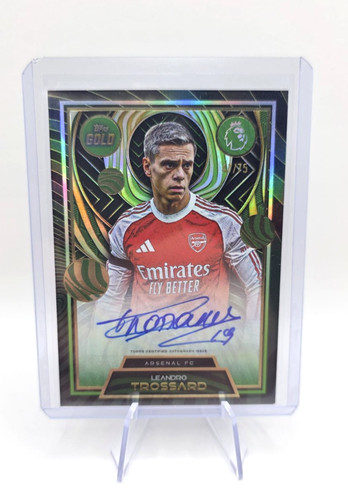 Leandro Trossard 2025 Topps Gold Gold /75