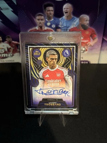 Leandro Trossard 2025 Topps Gold Premier League Gold