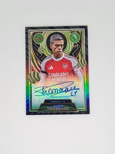 Leandro Trossard 2025 Topps Gold Premier League Green /75