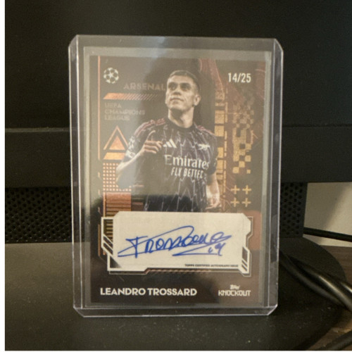 Leandro Trossard 2025 Topps Knockout /25