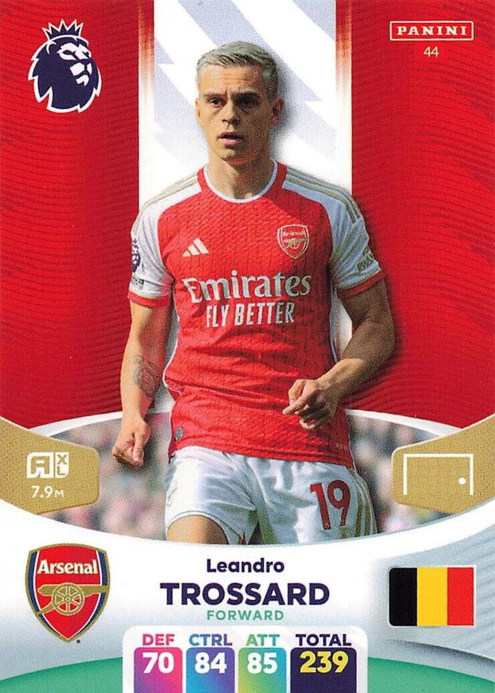 Leandro Trossard 2024 Panini Adrenalyn XL Premier League