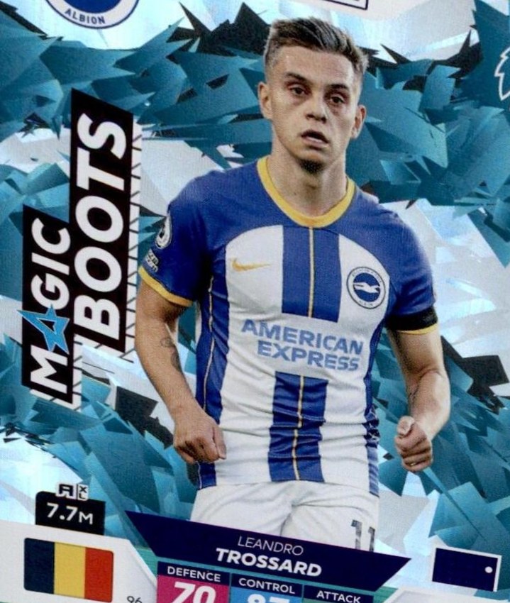 Leandro Trossard 2023 Panini Adrenalyn XL Premier League Plus