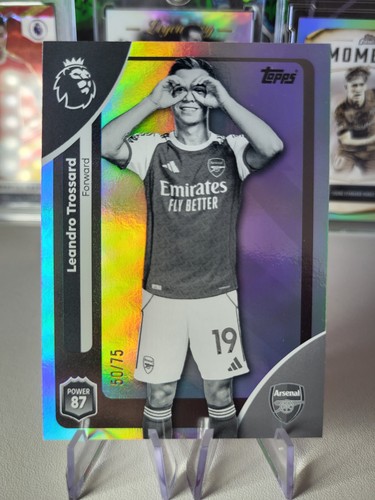 Leandro Trossard 2025 Topps Premier League Black and White /75