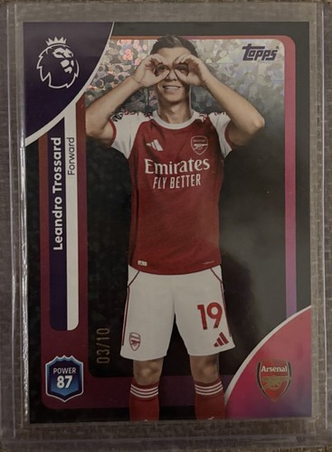 Leandro Trossard 2026 Topps Premier League Black Diamond /10