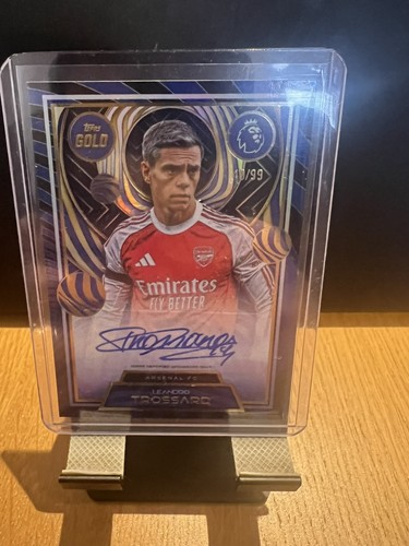 Leandro Trossard 2025 Topps Premier League Gold /99