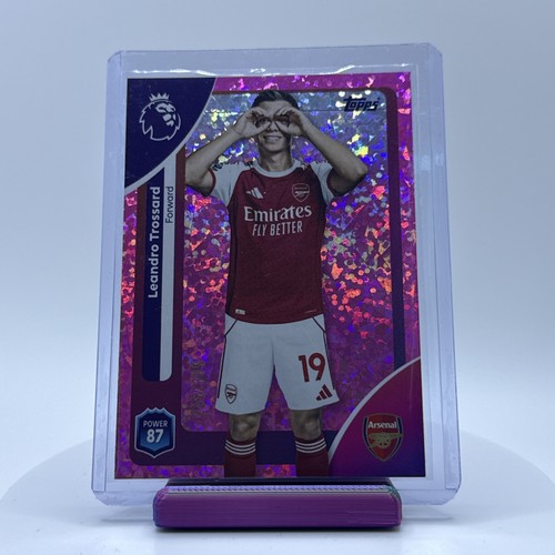 Leandro Trossard 2025 Topps Premier League Pink Sparkle /399